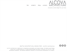Tablet Screenshot of alcovaarch.com